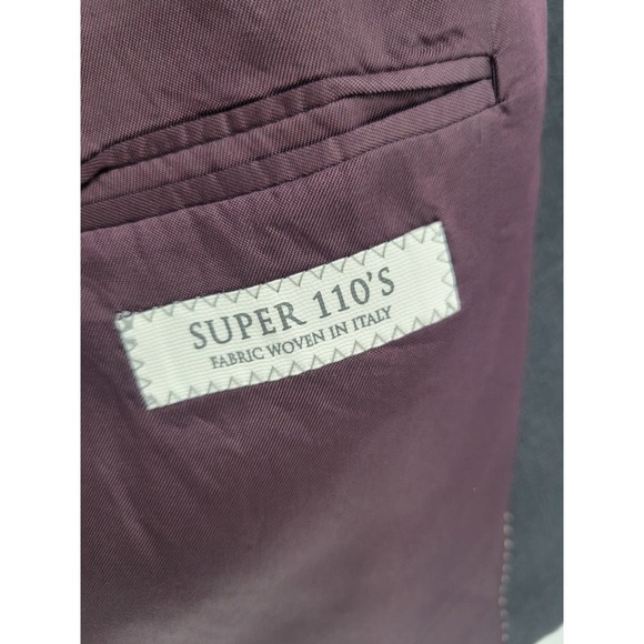 Jack Victor Rothmans Super 110's Napoli CT Charcoal Check Blazer 46R - Picture 14 of 16